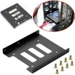 Support de montage ssd et hdd en mtal, adaptateur utile 2. 5  3. 5 pouces, dock 8 vis disque dur pour ...