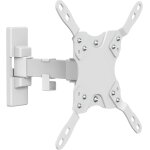 Support mural hf11 - 1wl pour cran plat, vesa 75 - 200, taille de 23 - 42 , inclinaison + 5 / - 12, ...