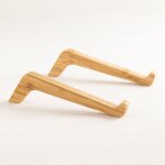 Support pour ordinateur portable en bambou ukara naturel