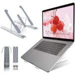Support ordinateur portable blanc gris support pc rglables mc020 - sges