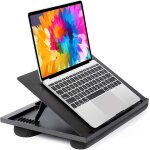 Support d'ordinateur portable avec coussin - réglable de manière avec 8 angles, supporte notebook, tablette ... Support d'ordinateur portable avec coussin - réglable de manière avec 8 angles, supporte notebook, tablette ...
