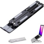 Support ordinateur portable, support pc portable en aluminium pliable, r�glable en hauteur et ventil� ...