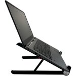 Support pour ordinateur portable réglable en hauteur - noir - pliable - antidérapant - pour ordinateur ... Support pour ordinateur portable réglable en hauteur - noir - pliable - antidérapant - pour ordinateur ...