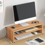 Support de rehaussement pour ecran d'ordinateur, avec airies usb, conteneur de stockage pour stylo melpen, ...