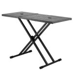 Support de table dj - duoku - hauteur r�glable - pour ordinateur portable et contr�leur dj - avec cadre ...