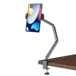 Support de tablette de lit réglable pour téléphones mobiles de 4 a 12. 9 pouces, bras en aluminium, support ... Support de tablette de lit réglable pour téléphones mobiles de 4 a 12. 9 pouces, bras en aluminium, support ...