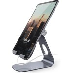 Support tablette, support tablette rglable - porte dock pour 2022 ipad pro 9. 7, 10. 5, 12. 9, ipad ...
