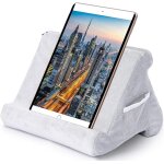 Support de tablette souple avec poche en filet u2013 support universel multi - angle pour livre de lecture, ...