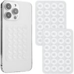 Support de tlphone portable en silicone, 2 pices, ventouse en silicone double face, support de tlphone ...