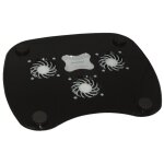 Support ventilé trois ventilateurs pr pc portable Support ventilé trois ventilateurs pr pc portable