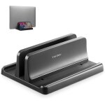 Support vertical pour ordinateur portable, support pc portable en plastique 3 en 1, hauteur rglable, ...