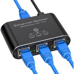 Switch ethernet 1  3 1000mbps multiprise rj45 network network splitter ethernet rpartiteur pour les ...