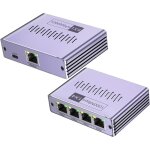 Switch ethernet 1  4 1000mbps, multiprise rj45, switch rj45 splitter hub ethernet rj45 1  4 pour ordinateur, ...
