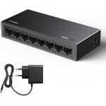 Switch ethernet gigabit 8 ports rj45 hub rseau splitter multiprise 10 100 1000mbps idal pour bureau ...