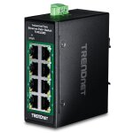 Switch ethernet - trendnet - 8 ports industriels - utilisation int�rieure - alimentation electrique - ...