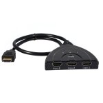 Switch hdmi automatique à 3 ports - commutateur hdmi 3 en 1 1080p adaptateur câble pour hdtv noir - bleutop ... Switch hdmi automatique à 3 ports - commutateur hdmi 3 en 1 1080p adaptateur câble pour hdtv noir - bleutop ...
