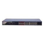 Switch hikvision 24 ports poe 10 / 100 mbps � ds - 3e1326p - ei(b)
