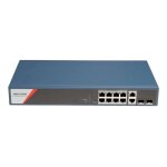 Switch hikvision ds - 3e1512hp - si - 8p2t2f 12 ports 130w gigabit poe +