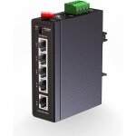 Switch rail din industriel 5 ports, 4 ports et 1 liaison montante, fast ethernet 10 / 100 mbps, rail ...