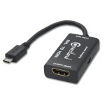 Syba connectland cl - ada31027 - adaptateur audio / vid�o - micro - usb de type b m�le pour hdmi, micro ...