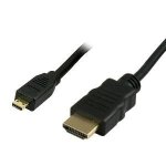 Syba connectland cl - cab31024 - c�ble hdmi - 19 pin micro hdmi type d m�le pour hdmi m�le - 1. 8 m - ...