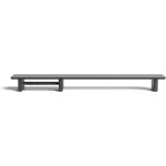 Système d'étagères de bureau avec support pour écran et étagère de rangement latérale (blanc mat, petit ... Système d'étagères de bureau avec support pour écran et étagère de rangement latérale (blanc mat, petit ...