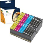 T0715 cartouche d'encre compatible pour epson t0711 t0712 t0713 t0714 avec epson stylus sx200 sx215 sx218 ...