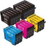 T0715 multipack cartouche d'encre pour epson t0711 t0712 t0713 t0714 pour epson stylus sx400 sx510w bx610fw ...