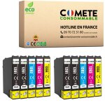 Comete - t1285 - 8 cartouches d'encre compatibles avec epson t1285 renard (t1281 t1282 t1283 t1284) pour ... Comete - t1285 - 8 cartouches d'encre compatibles avec epson t1285 renard (t1281 t1282 t1283 t1284) pour ...