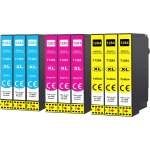 T1285 cartouche d'encre compatible pour epson t1281 t1282 t1283 t1284 avec epson stylus sx125 sx130 sx230 ...