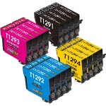 T1295 multipack pour epson t1291 t1292 t1293 t1294 cartouche d'encre pour epson stylus sx235w sx425w ...