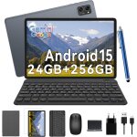 T20 android 15 tablette avec clavier - 24 go + 256 go(2to tf), octo - core t606, 10 pouces, 5000 mah, ...