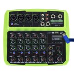 Table de mixage - pronomic mini6 - pour sonorisation dj avec usb � 6 canaux - interface audio bidirectionnelle ...