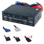 Tableau de bord multimédia pc 5. 25 pouces, panneau avant audio avec esata et hub 6 sd tf, lecteur sata ... Tableau de bord multimédia pc 5. 25 pouces, panneau avant audio avec esata et hub 6 sd tf, lecteur sata ...