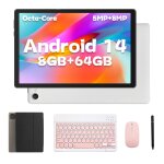 Tablette 10 pouces android 14 processeur octa - core, 8 go + 64 go de stockage / 1 tb d'extension, ecran ...