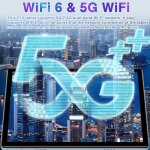 Tablette 2024 android 14 avec 5g wi - fi 6, 20(6 + 14) go ram + 128go rom / 1tb, tablette tactile avec ...
