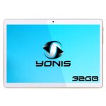 Tablette 3g 9. 6 pouces android gps octa core ram 2go bluetooth 32 go blanc + sd 8go yonis