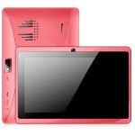 Tablette 7 pouces tactile ips quad core wifi bluetooth android micro sd 12go rose yonis