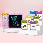 Tablette de dessin lcd pour enfants avec 112 cartes audio en anglais yonis