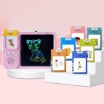 Tablette de dessin lcd pour enfants avec 255 cartes de livres audio en anglais yonis