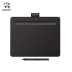 Tablette de dessin wacom ctl - 4100 intuos foulant avec 3 logiciels bonus inclus 7. 9  x 6. 3  bundle ...