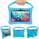 Tablette enfant 7 pouces android 10 contr�le parental jeux educatifs 2gb 32gb bleu yonis
