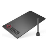 Tablette graphique 10x6 pouces haute r�solution 5080lpi avec stylet sensible rouge yonis