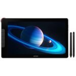Tablette graphique avec ecran 15, 6 pouces ips full hd 16384 niveaux et molette rouge yonis
