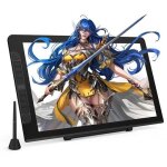Tablette graphique avec ecran 21. 5 pouces ips lamin� stylet 8192 niveaux yonis