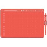 Tablette graphique huion hs611 10x6 pouces avec stylet sans batterie, barre � une touche(rouge)