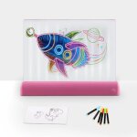 Tablette graphique led enfant peinture 3d fluorescente educative cadeau magique yonis