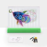 Tablette graphique led enfant peinture 3d fluorescente educative cadeau magique yonis