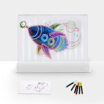 Tablette graphique led enfant peinture 3d fluorescente educative cadeau magique yonis