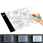 Tablette graphique led luminosit� r�glable pour dessin et calligraphie yonis